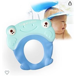NWT Walnut Tree Infant Love Baby Essential Shower Cap Hat for Bath Time!